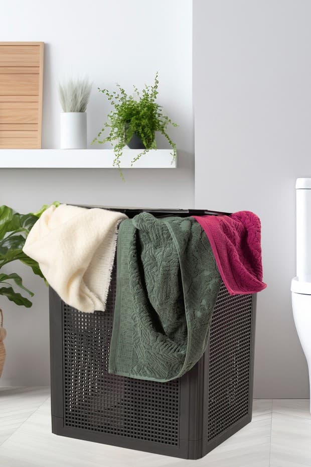 SmartDuo İki Bölmeli Çamaşır Sepeti 84Lt.