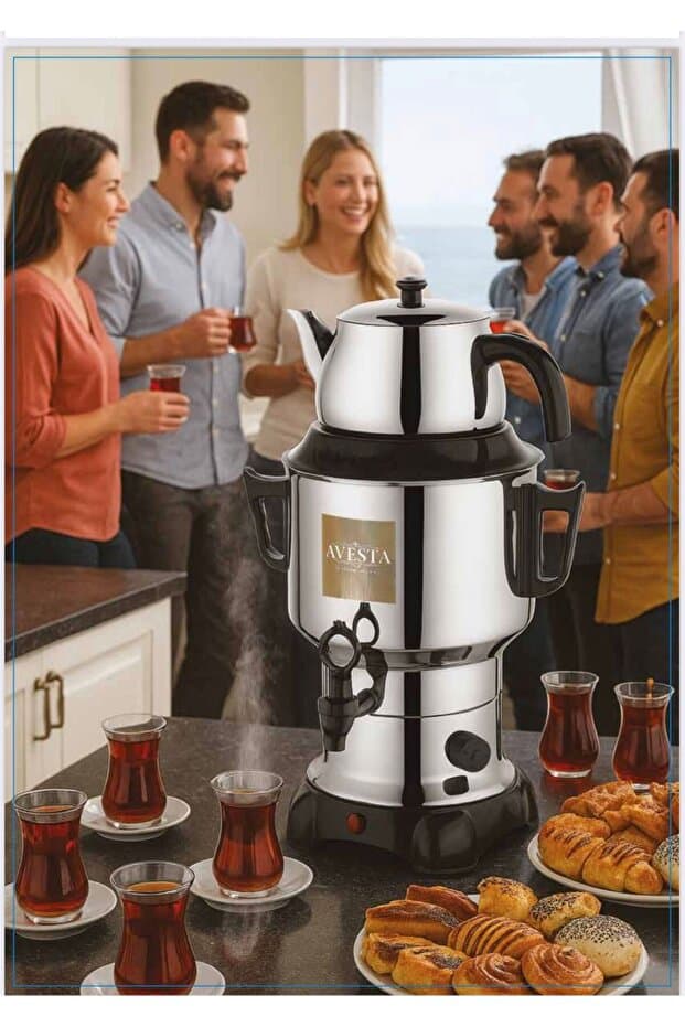 Elektrikli Semaver Çaycı 4,5lt ve Avesta