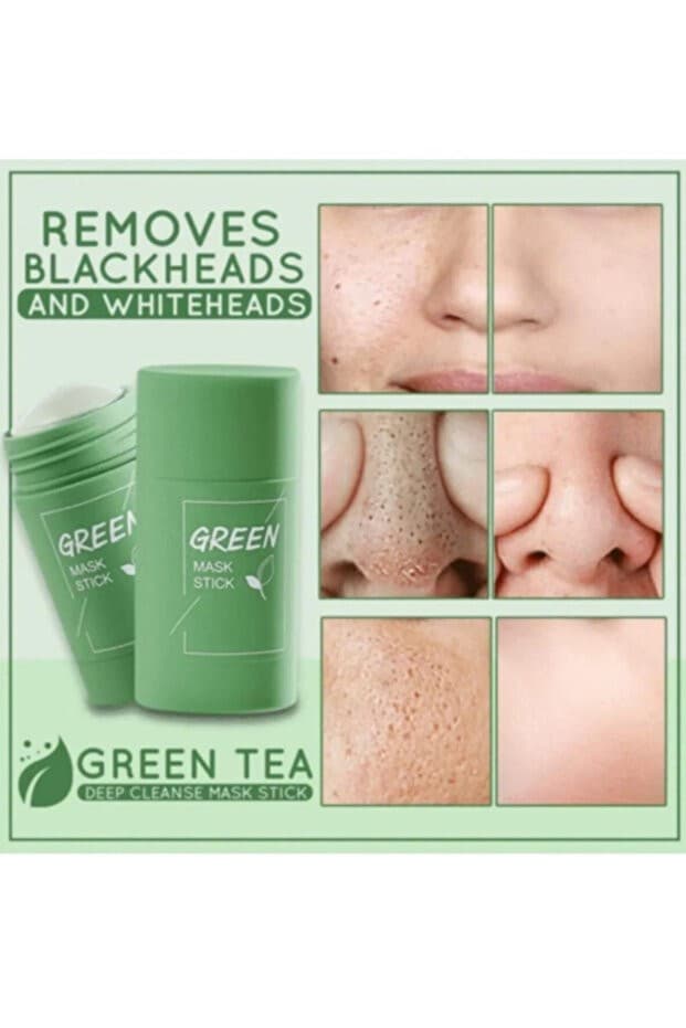 Yeşil Çay Özlü Siyah Nokta Ve Sivilce Maskesi & Green Tea Mask Stick