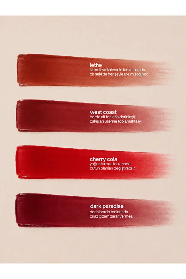Yeni Formül / Sq West Coast Lip Tint - Kızıl Kahve/bordo