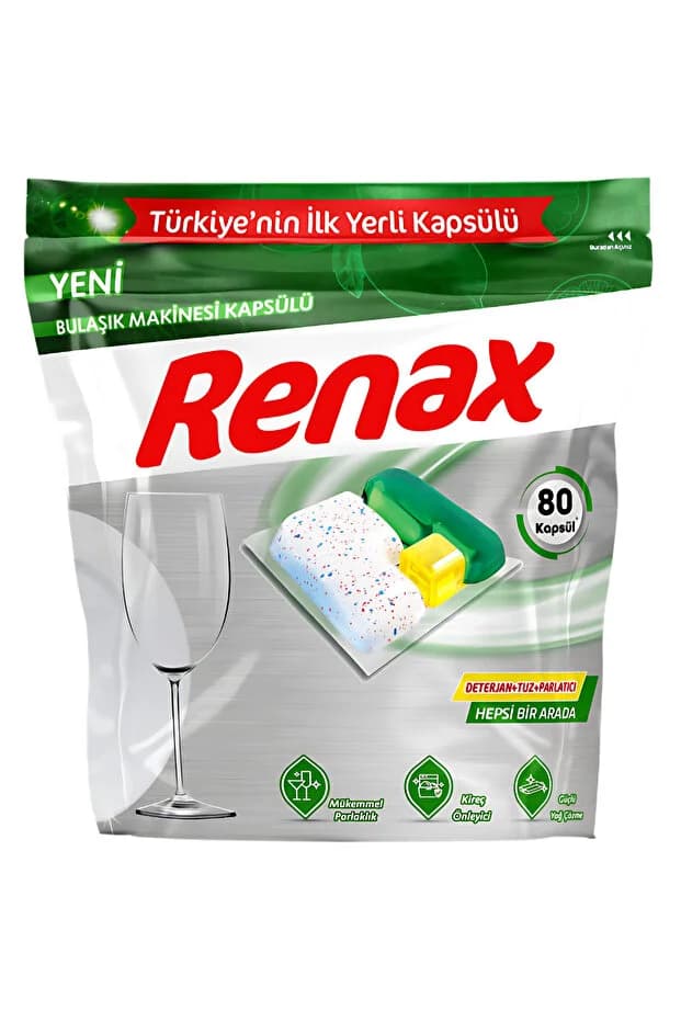 Bulaşık Makinesi Kapsülü Hepsi Bir Arada 80 Li