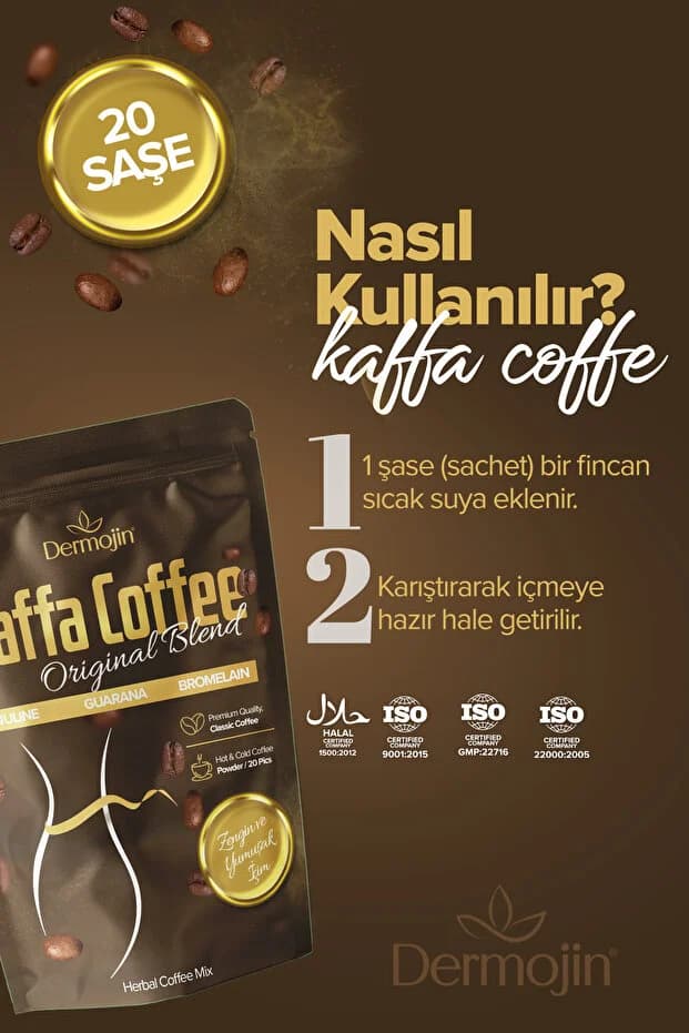 Kaffa Kahvesi ( Inulın , Bromelaın ,guarana )
