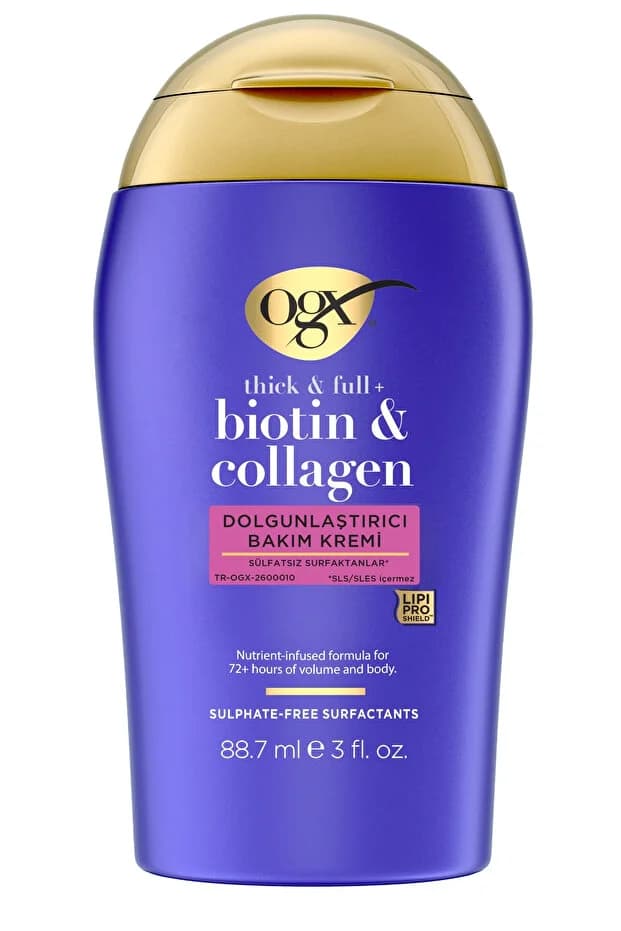 Biotin & Kolajen Dolgunlaştırıcı Sülfatsız Saç Bakım Kremi 88.7 ml