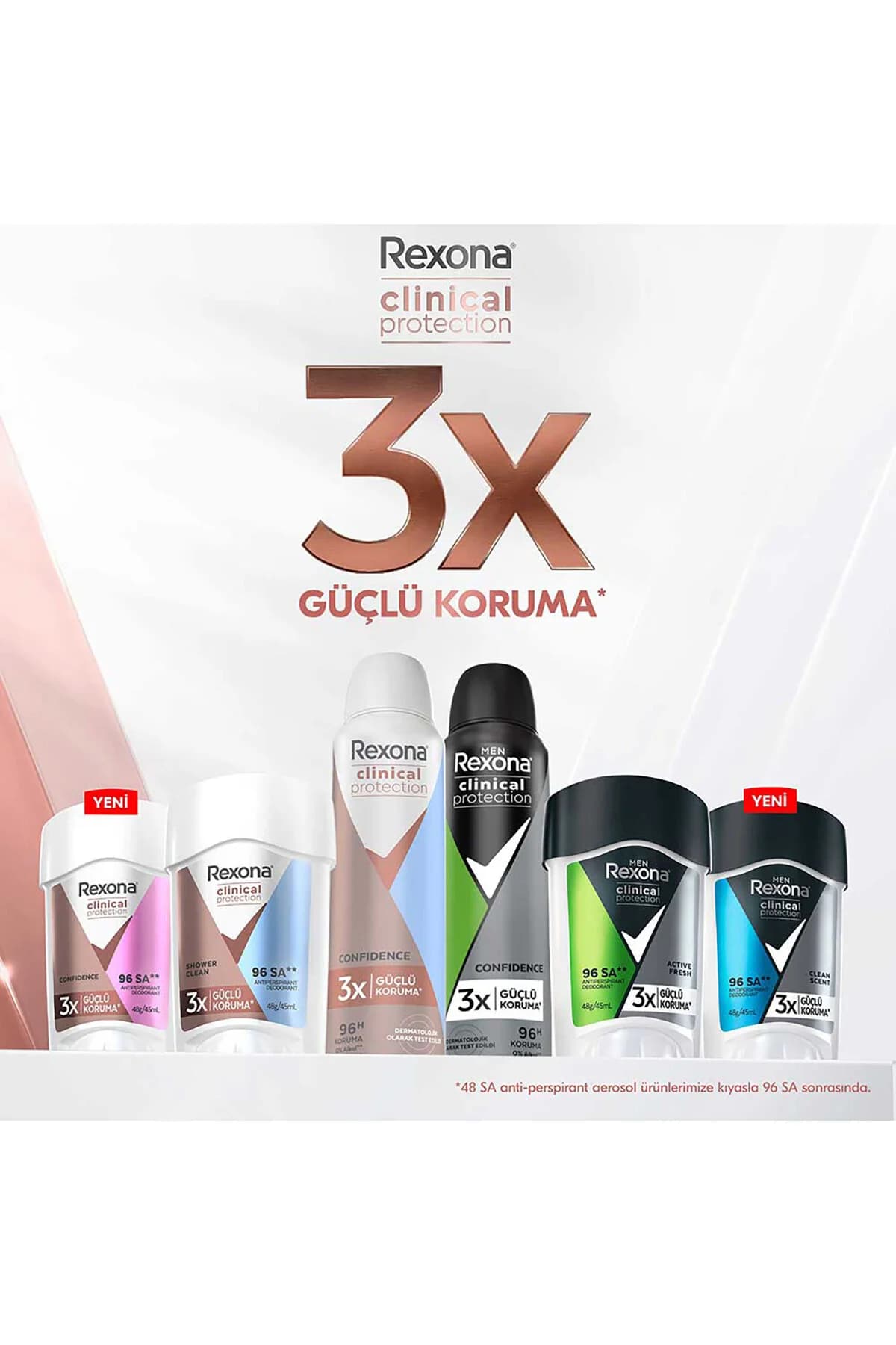 Clinical Protection Kadın Stick Deodorant Shower Clean