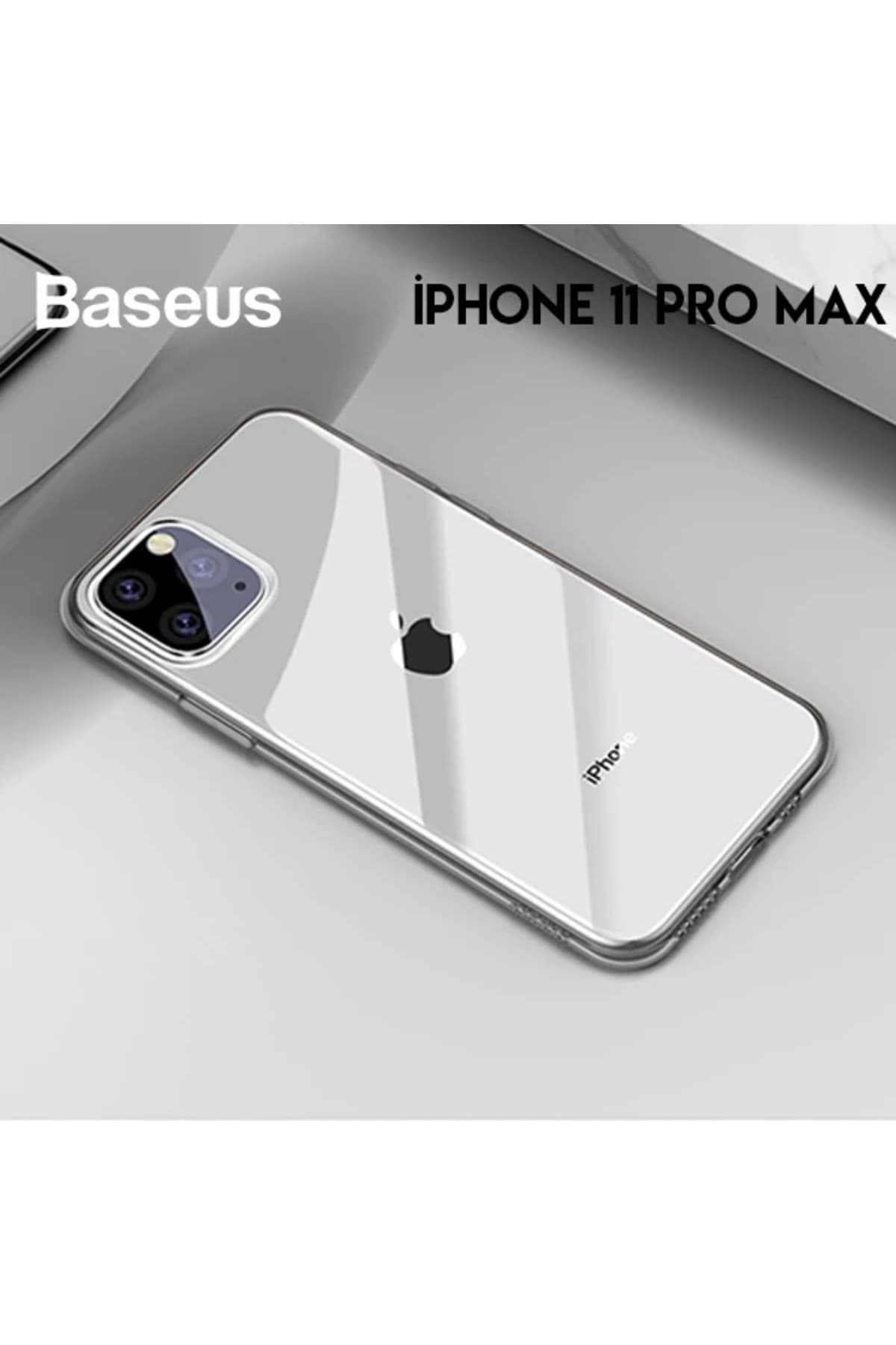 Simplicity Series iPhone 11 Pro Max 6.5 Kılıf Şeffaf Gel Silikon Kılıf-(5775) - GMS3825-7390