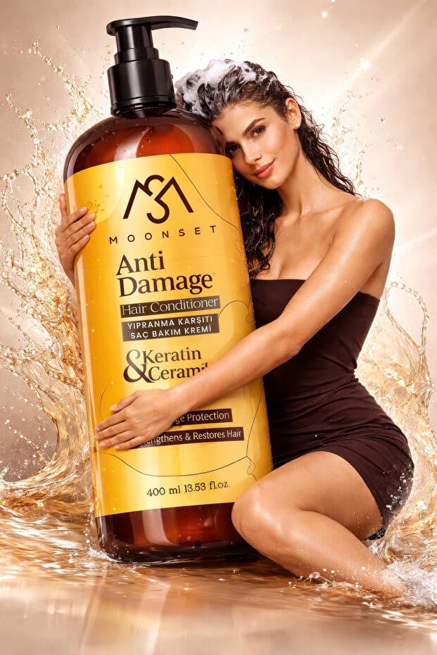 Yıpranma Karşıtı Saç Bakım Kremi – Kolajen + Keratin Destekli Onarıcı & Nemlendirici Krem (400 ml)