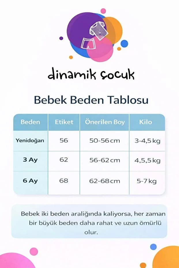 Kız Bebek Kalpli Baskılı Çıtçıtlı Yenidoğan Bebek Tulumu %100 Pamuk Esnek 1-3-6 Aylık
