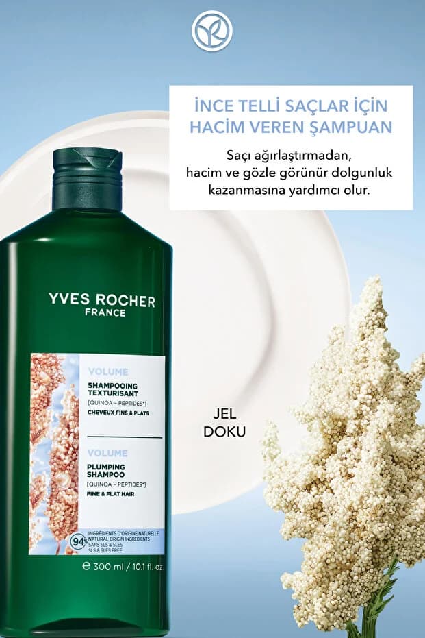 Hacim Veren Şampuan - İnce Telli Saçlar / Volume - SLS,SLES içermez, Vegan -300ml
