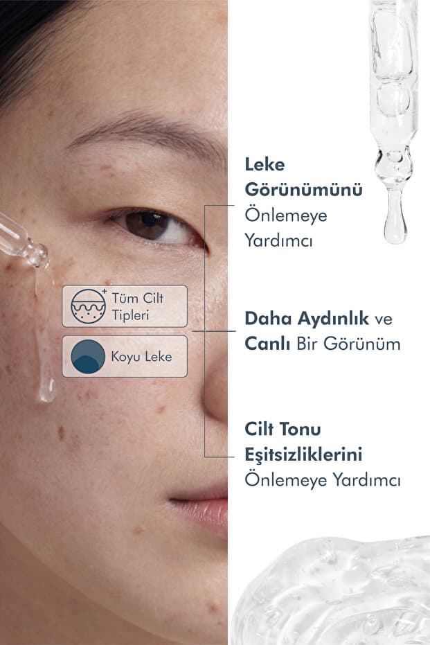 Aydınlatıcı ve Leke Görünümü Azaltıcı Arbutin Cilt Bakım Serumu 30 ml