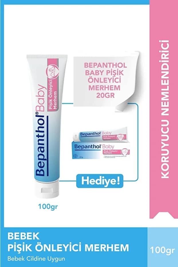 Baby Pişik Önleyici Merhem 100 gr & Baby Pişik Merhemi 20 gr