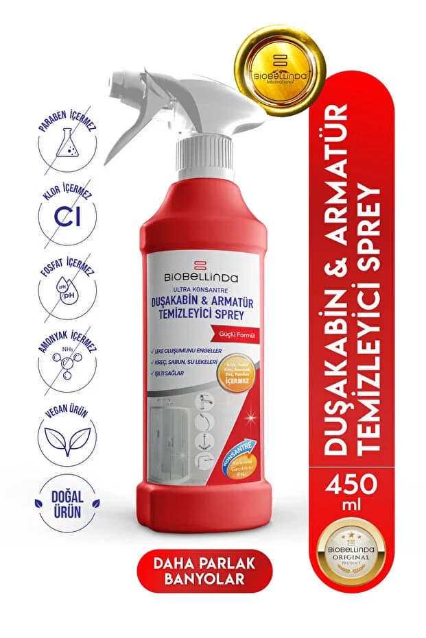 Duşakabin & Armatür Temizleyici Sprey 450 ml