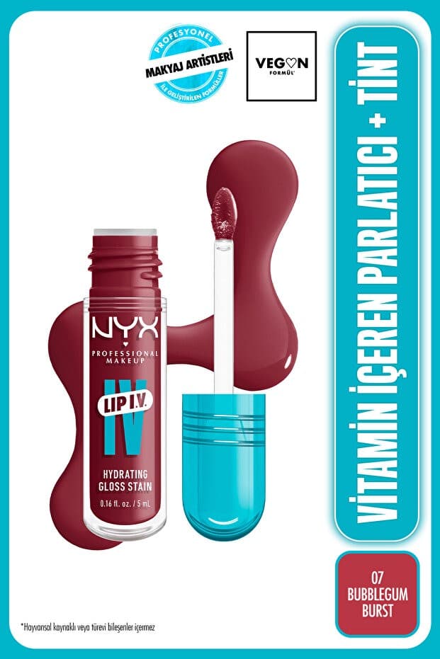 LIP I.V. Vitamin İçeren Parlatıcı + Tint - 17 Petal Pourin