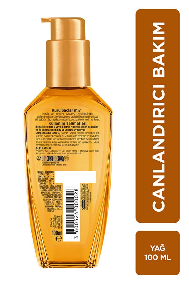 L'oréal Paris Mucizevi Canlandırıcı Bakım Yağı 100 ml