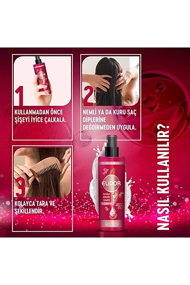 Brezilya Keratin Sıvı Saç Bakım Sütü 200 ml
