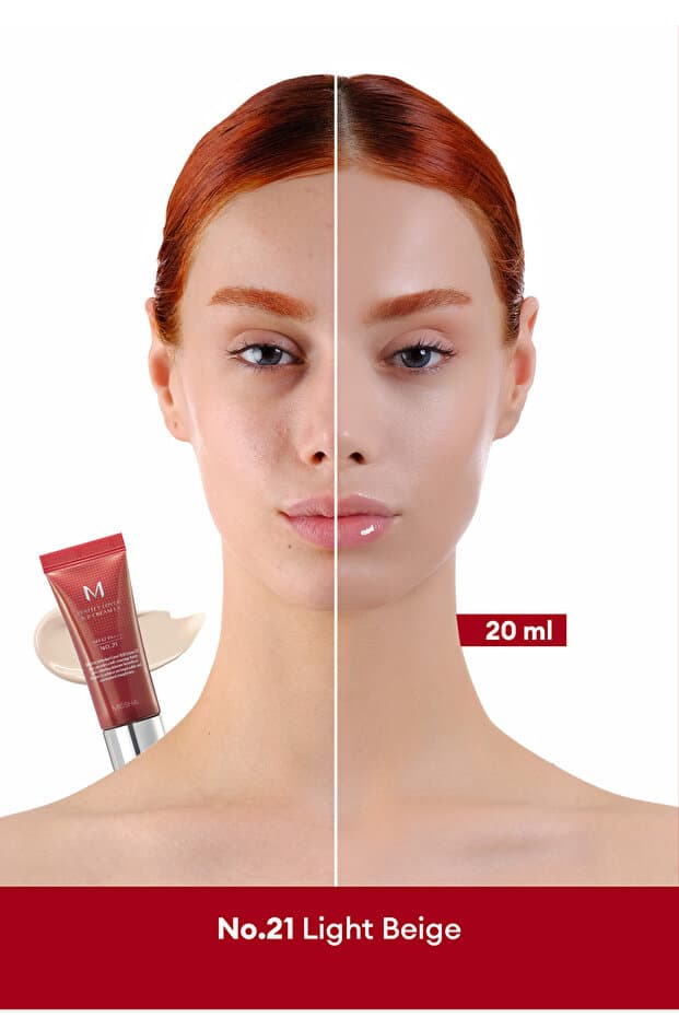 Mükemmel Kapatıcı, Çok Fonksiyonlu BB MISSHA M Perfect Cover BB Cream Ex SPF42PA+++ No.21 20ml
