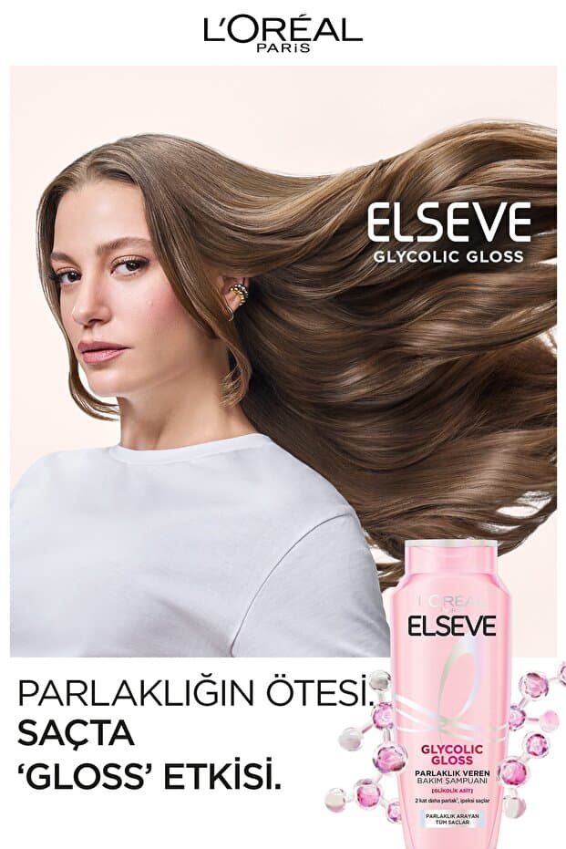Glycolic Gloss Parlaklık Veren Saç Bakım Rutini Seti: Şampuan & Saç Kremi