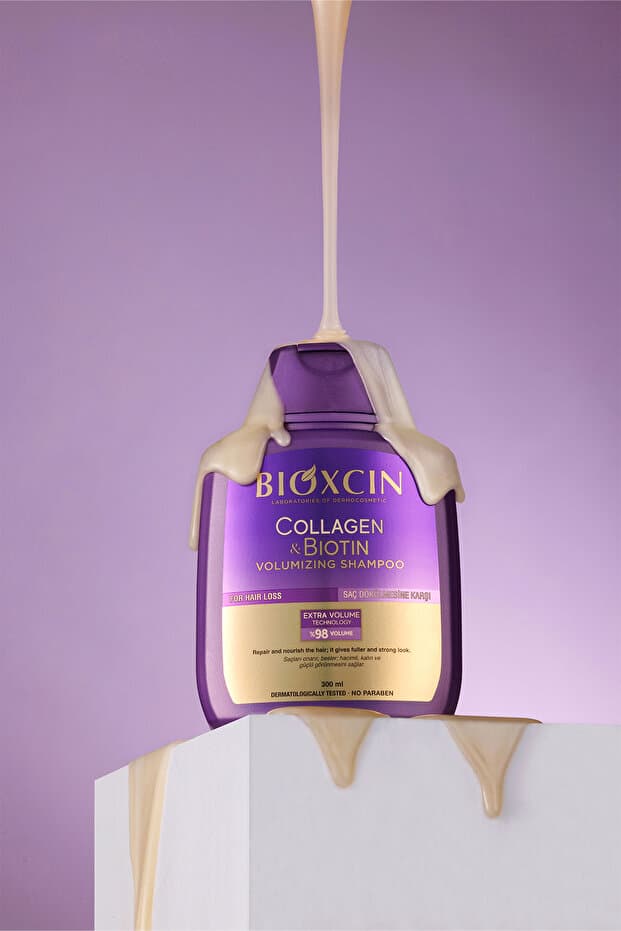 Collagen & Biotin Ekstra Hacim Şampuanı 3 X 300 ml 3 Al 2 Öde - Kolajen Biotin Ince Ve Seyrek Saçlar