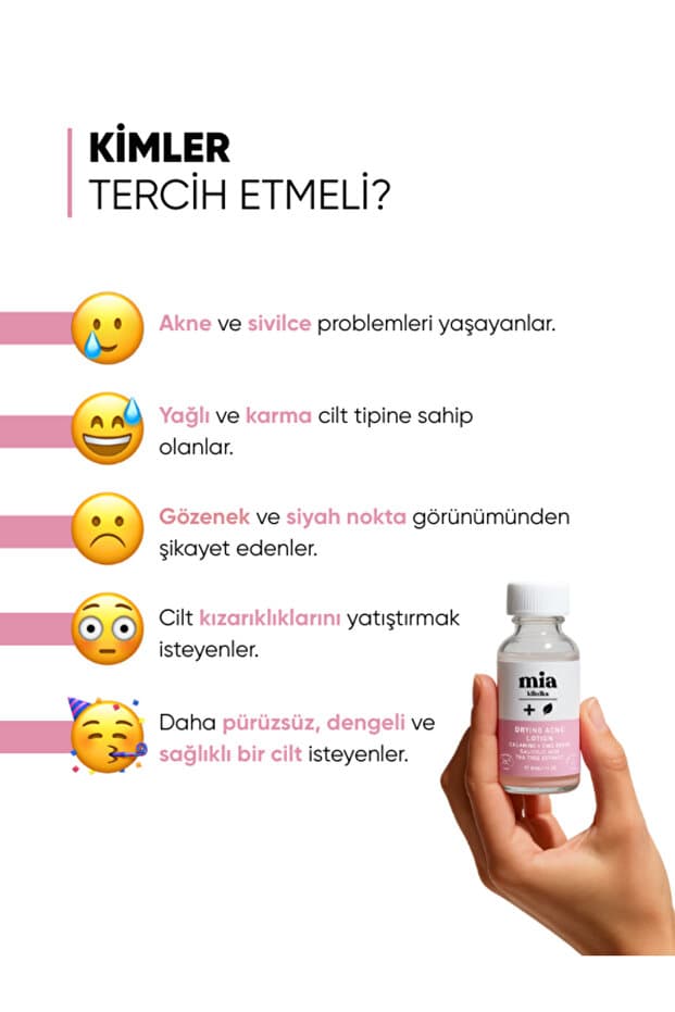 Akne Karşıtı Sivilce Kurutucu Losyon