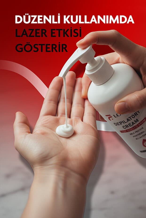 Lazer Etkili & Tüy Dökücü & Tüy Azaltıcı Krem Tüm Vücud & Tüm Cilt Tipleri Için 250ml