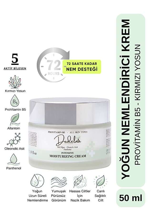 Su Bazlı Moisturizer Nemlendirici Aydınlatıcı Yüz Kremi | B5 - Kırmızı Yosun | Tüm Cilt Tipleri