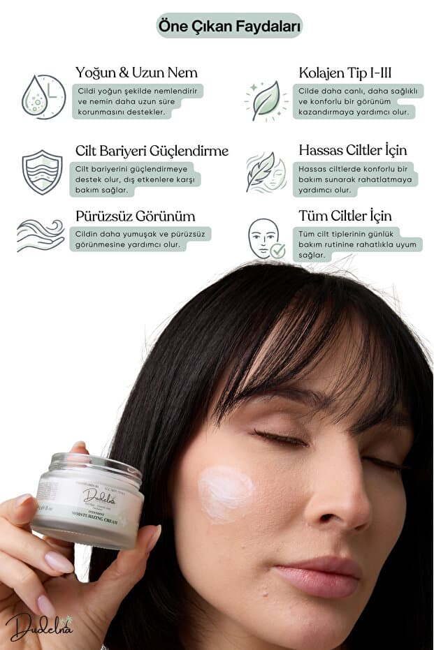 Su Bazlı Moisturizer Nemlendirici Aydınlatıcı Yüz Kremi | B5 - Kırmızı Yosun | Tüm Cilt Tipleri