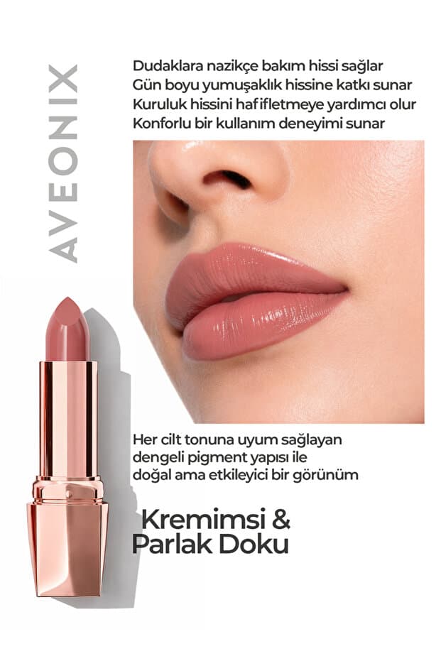 Shine Veil Parlak Ruj 01 Nemlendirici Pürüzsüz Dolgun Dudak Etkili Lipstick