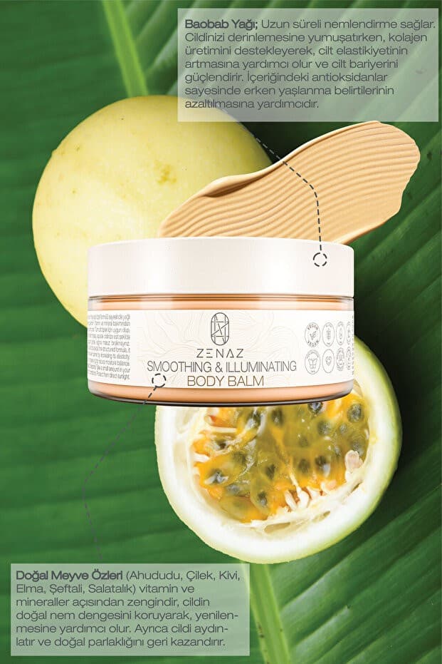 Body Balm Pürüzsüzleştirici & Aydınlatıcı Işıltılı Vücut Balsamı