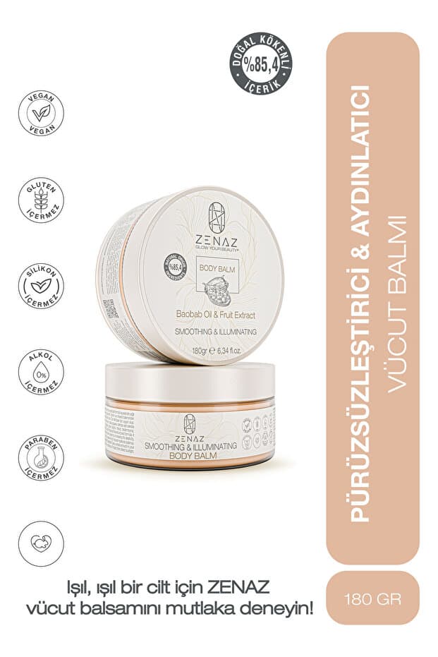 Body Balm Pürüzsüzleştirici & Aydınlatıcı Işıltılı Vücut Balsamı