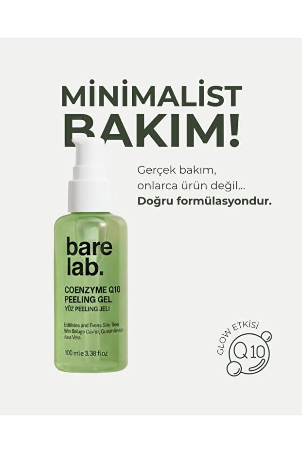 Arındırıcı ve Aydınlatıcı Yüz Peelingi Aloe Vera Özlü Coenzyme Q10 100 ml