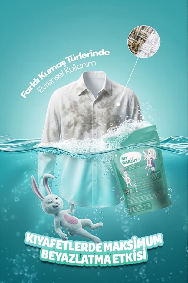 Çamaşır Ve Yüzey Için Çok Amaçlı Oksijenli Toz Leke Çıkarıcı ve beyazlatıcı 800 gr