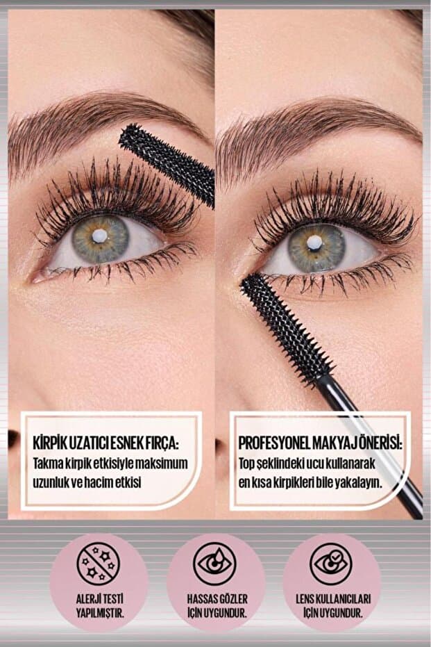 Lash Sensational Sky Tubes Maskara - Limitsiz Uzunluk ve Hacim Etkisi Veren Tubing Maskara