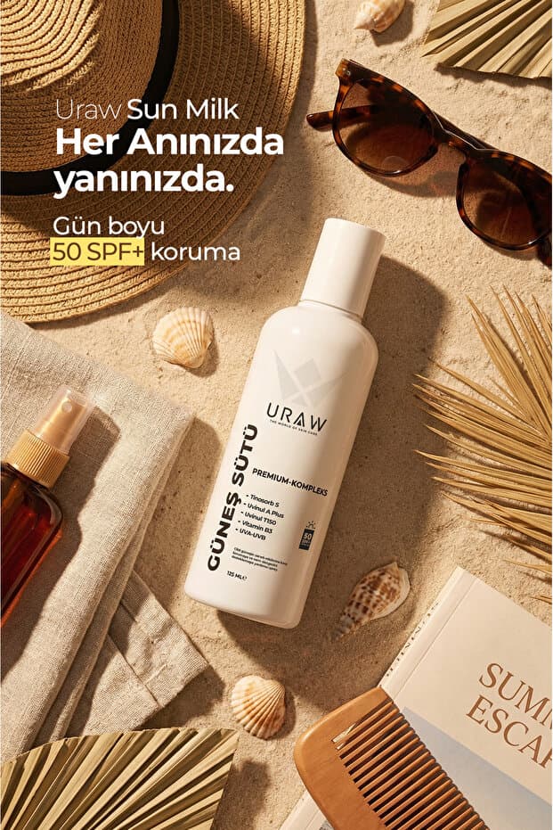 Güneş Sütü Sprey 50 SPF+ Gözenek Sıkılaştırıcı ve Leke Karşıtı | PDRN+ İçerikli Premium Bakım 125 ml