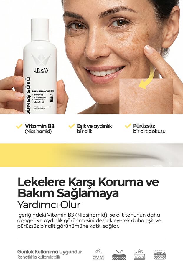 Güneş Sütü Sprey 50 SPF+ Gözenek Sıkılaştırıcı ve Leke Karşıtı | PDRN+ İçerikli Premium Bakım 125 ml