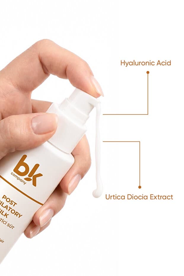 Tüy ve Nemlendirici Süt Isırgan Otu & Hyaluronik Asit Özlü Post Depilatory Milk 75 ml