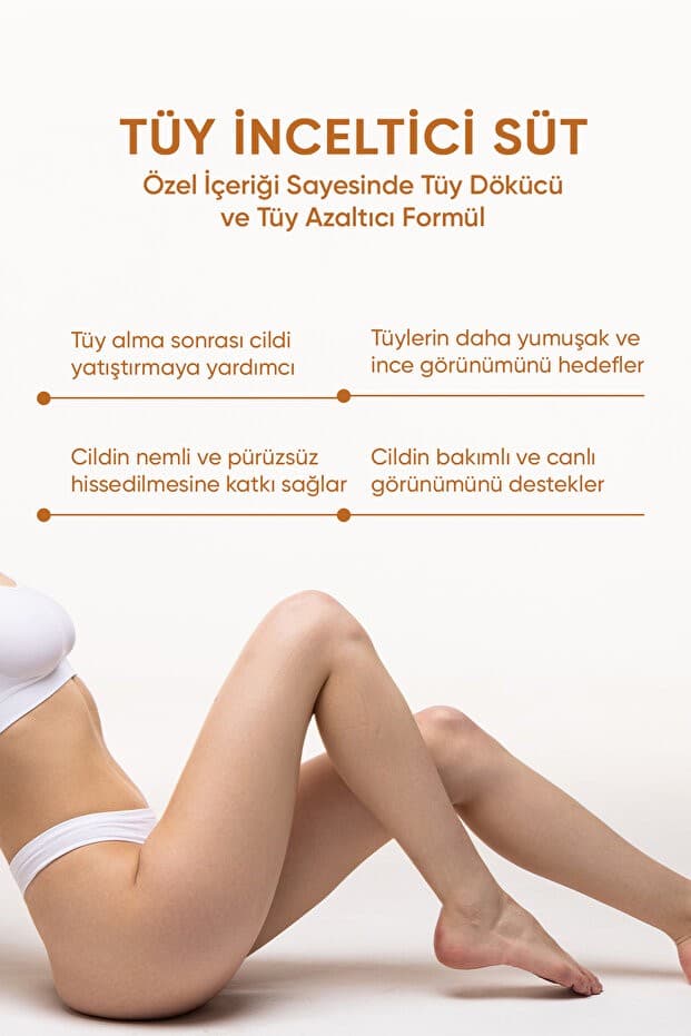 Tüy ve Nemlendirici Süt Isırgan Otu & Hyaluronik Asit Özlü Post Depilatory Milk 75 ml