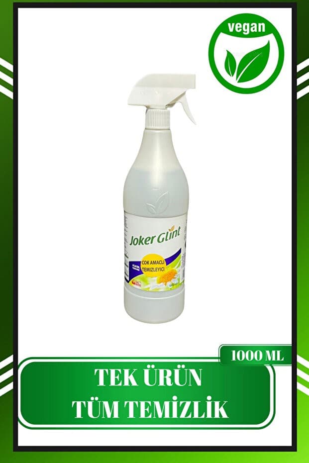 Joker Glint Leke Çıkarıcı Yüzey Temizleyici 1000 Ml Sprey Çok Amaçlı Temizlik Halı Koltuk Temizlik