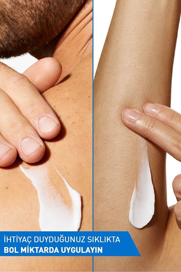 Kuru ve Çok Kuru Ciltler için Seramid & Hyalüronik Asit İçeren Nemlendirici Yüz & Vücut Kremi 340 gr