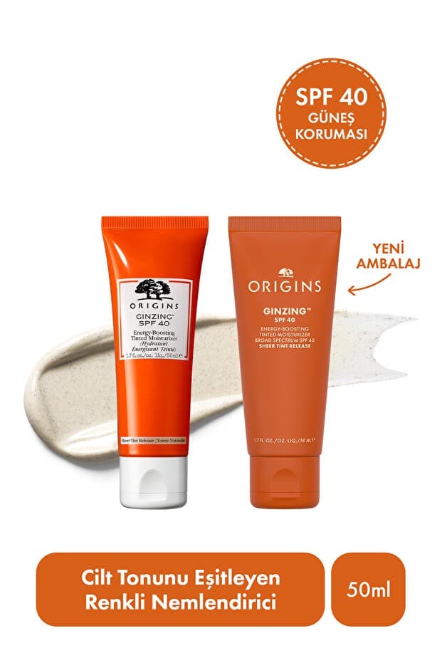 Kafein Içeren Ginzing Spf 40 Canlandırıcı Ve Aydınlık Görünüm Veren Renkli Nemlendirici 50 ml