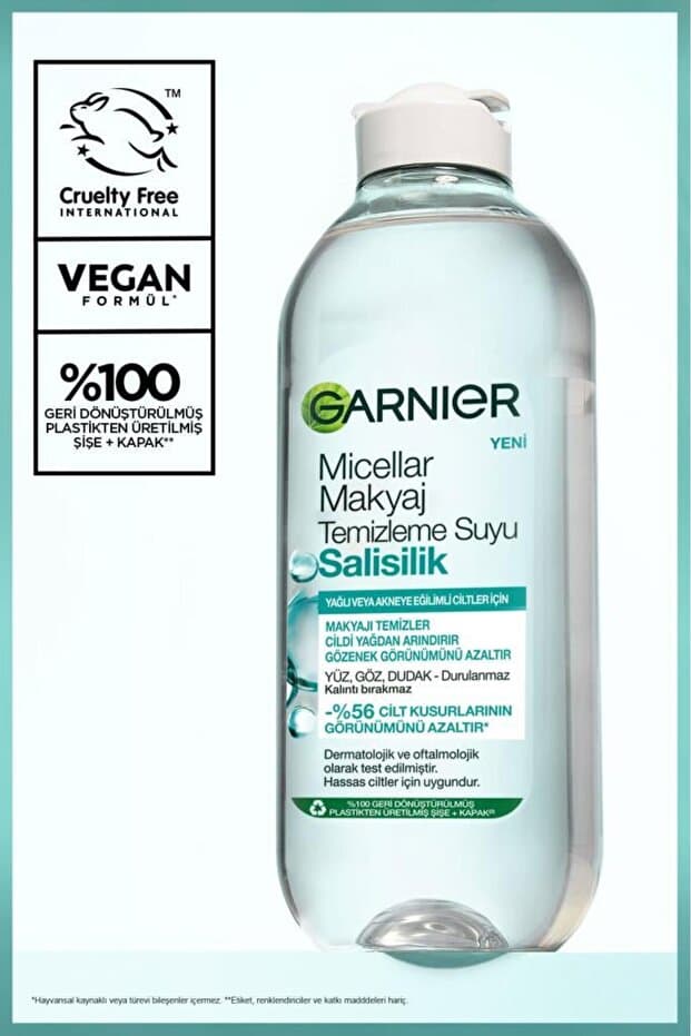 Salisilik Micellar Makyaj Temizleme Suyu 400ML