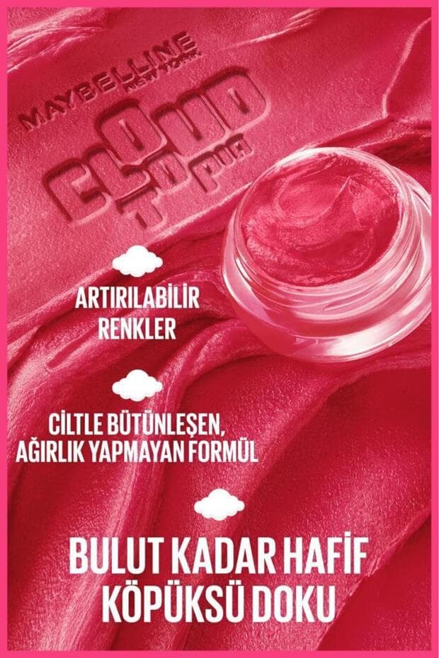 Cloudtopia Köpük Dokulu Mat Allık & Ruj