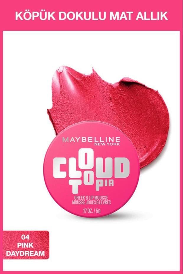 Cloudtopia Köpük Dokulu Mat Allık & Ruj
