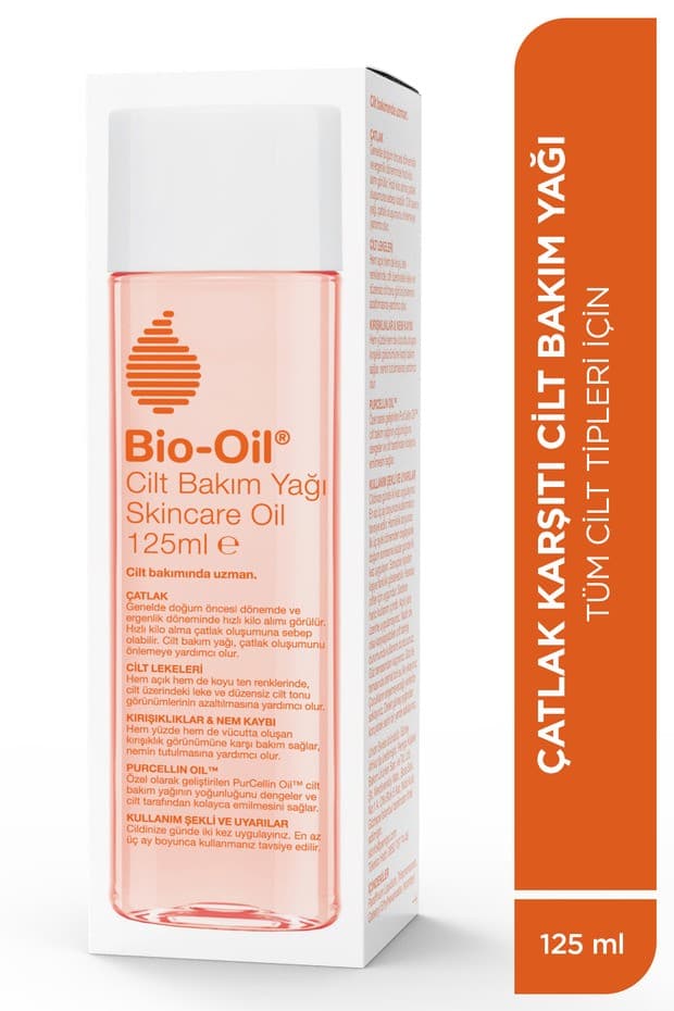 Çatlak Karşıtı Nemlendirici Cilt Bakım Yağı 125 ml Leke Karşıtı Hamilelik Çatlakları İçin Vitamin E