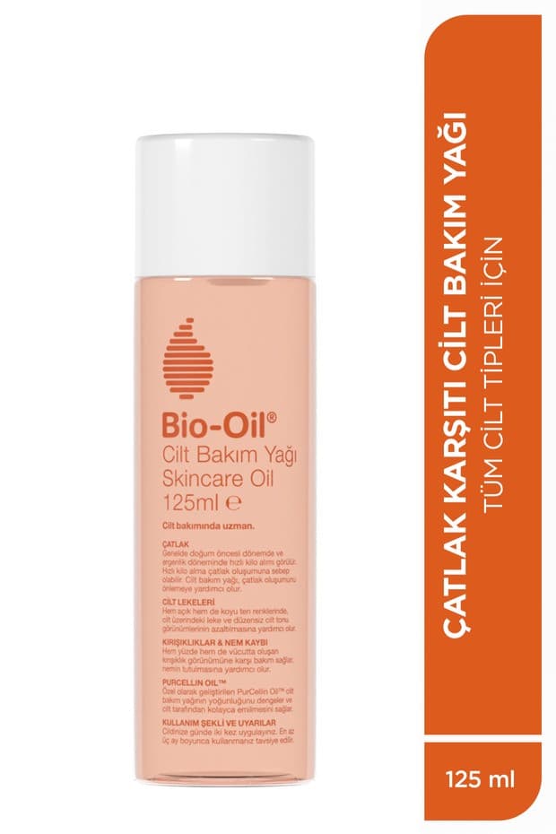 Çatlak Karşıtı Nemlendirici Cilt Bakım Yağı 125 ml Leke Karşıtı Hamilelik Çatlakları İçin Vitamin E