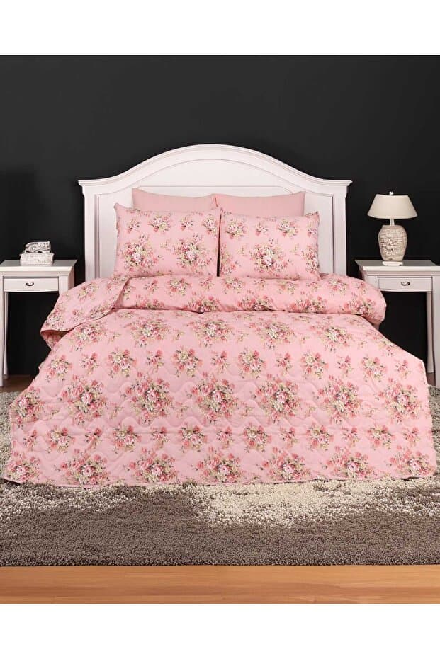 Çift Kişilik Çok Amaçlı Yatak Örtüsü ( Pike ) 200 x 220 cm & 2 Adet Yastık Kılıfı