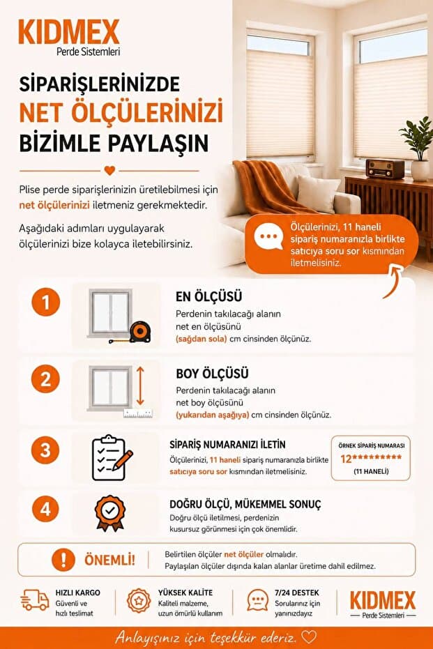 Plise Katlanır Cam Balkon Perdesi - Ofis Perdesi - Mutfak Perdesi - Salon Perdesi