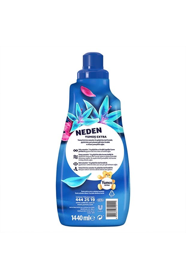 Extra Konsantre Çamaşır Yumuşatıcısı Lilyum 1440 ML 60 Yıkama 4 Adet