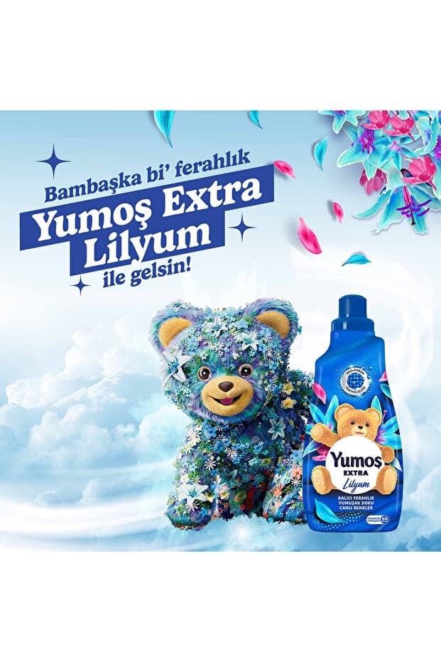 Extra Konsantre Çamaşır Yumuşatıcısı Lilyum 1440 ML 60 Yıkama 4 Adet