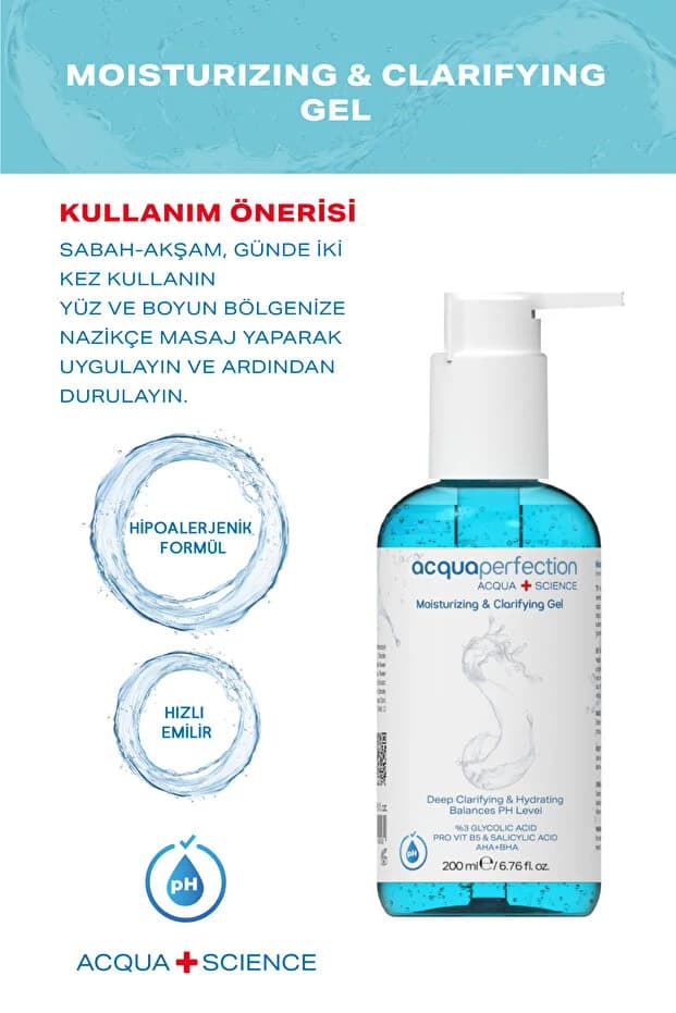 Moisturizing & Clarifying Nemlendirici ve Temizleyici Jel 200 ml