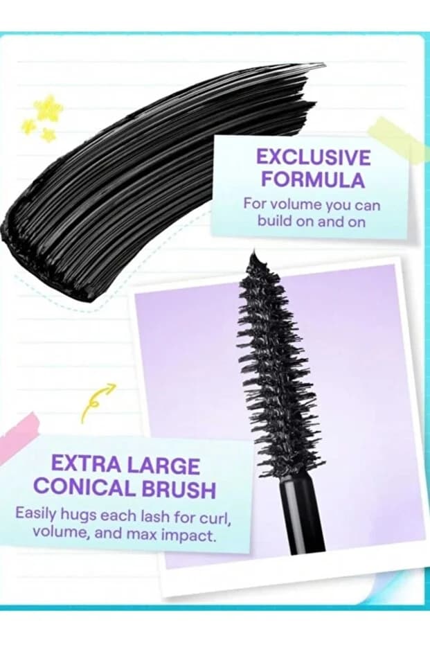 LASHLIGHTER MEGA BOOST MASCARA BLACK