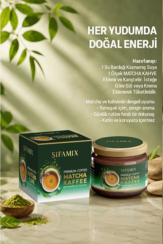 Matcha Kahvesi 1 Aylık Kullanım Premium Coffee